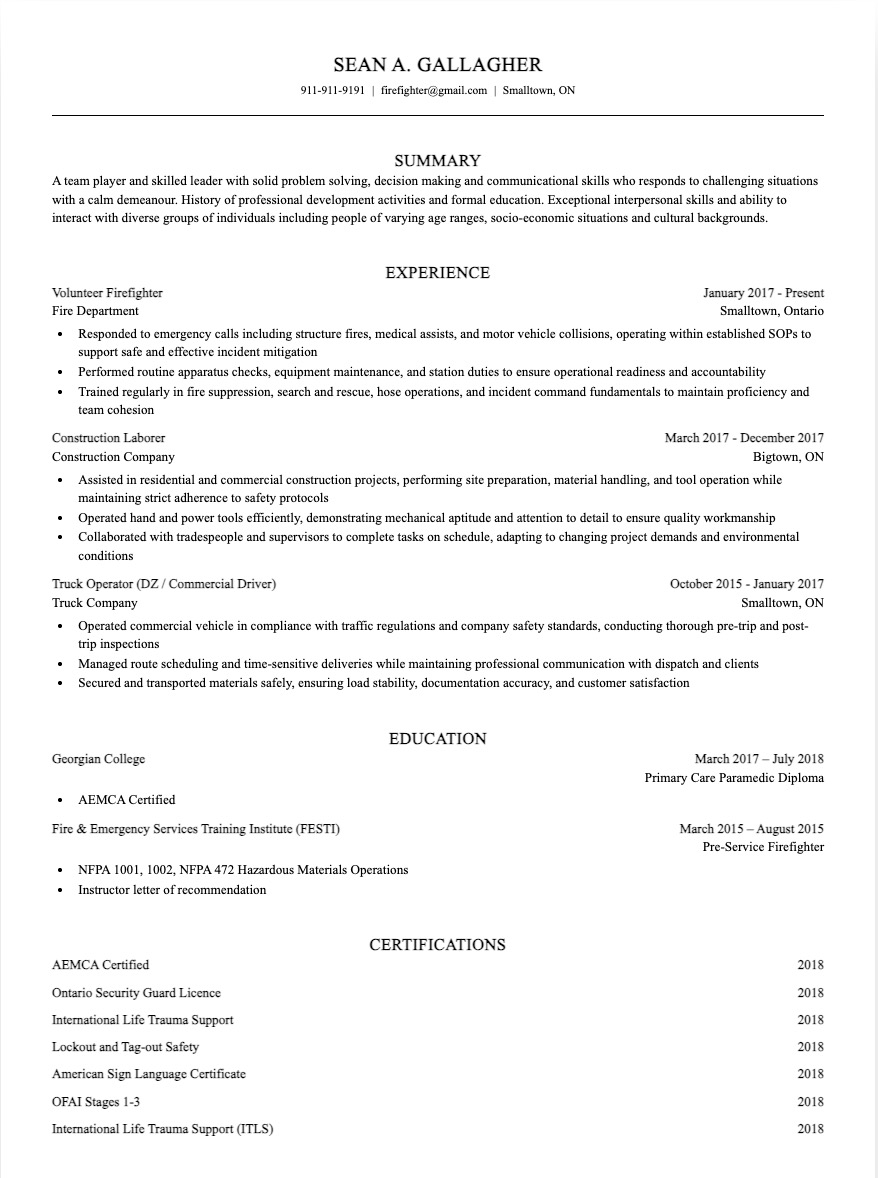 letterhead resume template